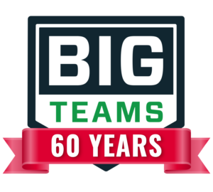 BigTeams logo with 60 Years banner